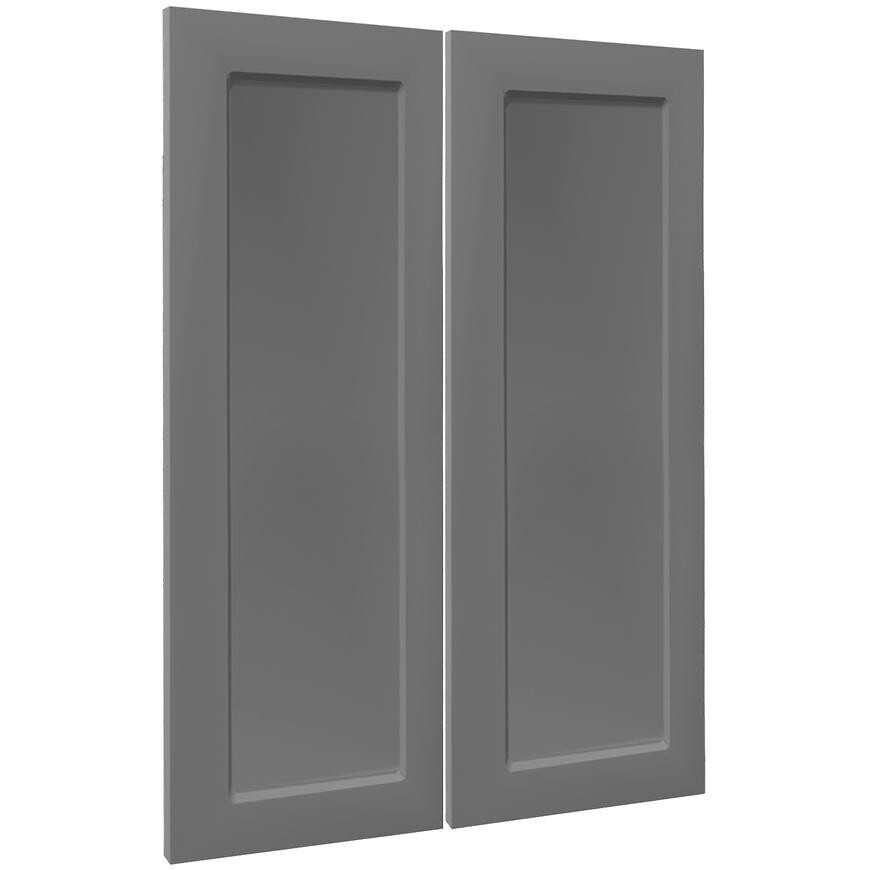 Kuchyňská dvířka Luxeo F15-G80(100) frame tmavě šedá