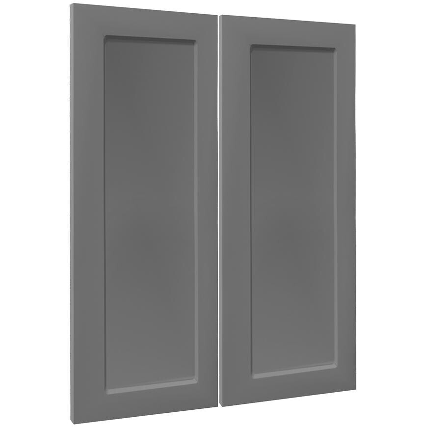 Kuchyňská dvířka Luxeo F15-G80(72) frame tmavě šedá