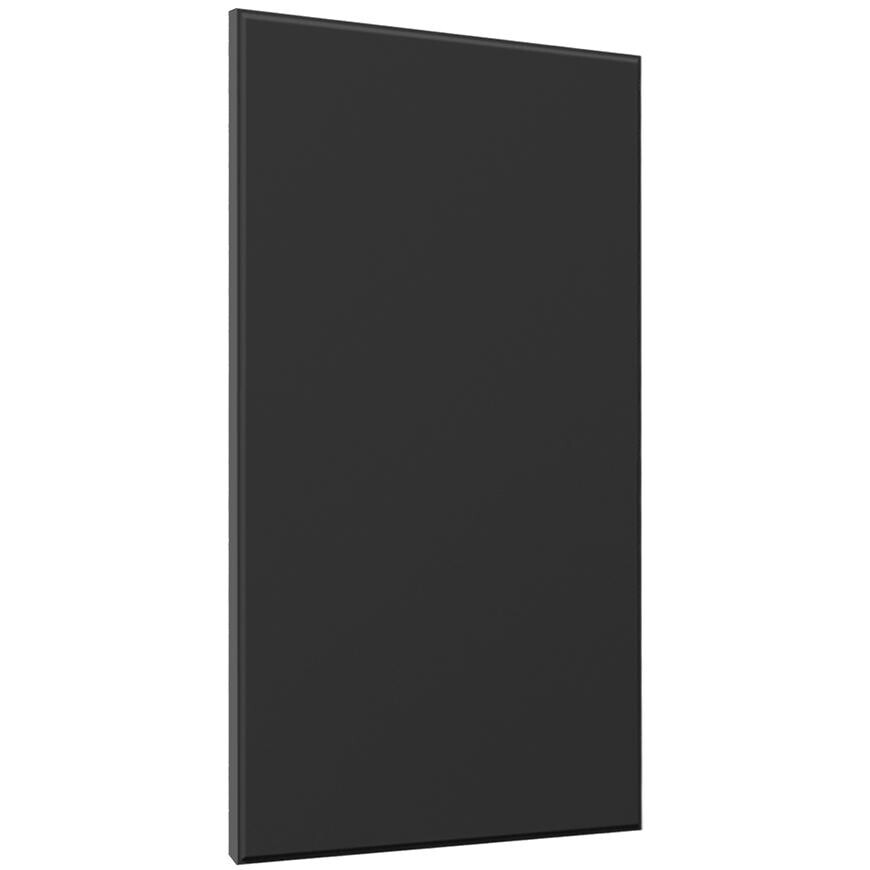 Kuchyňská dvířka Luxeo F16-G60(72) tenký rám černá