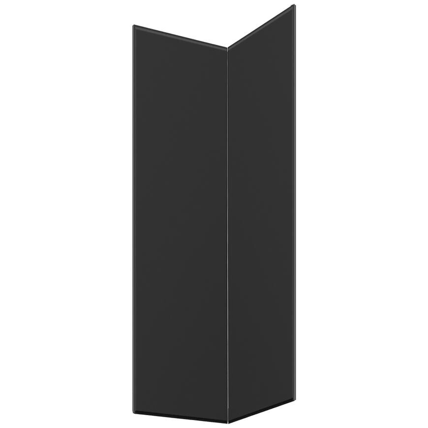 Kuchyňská dvířka Luxeo F16-G60N2(100) tenký rám černá