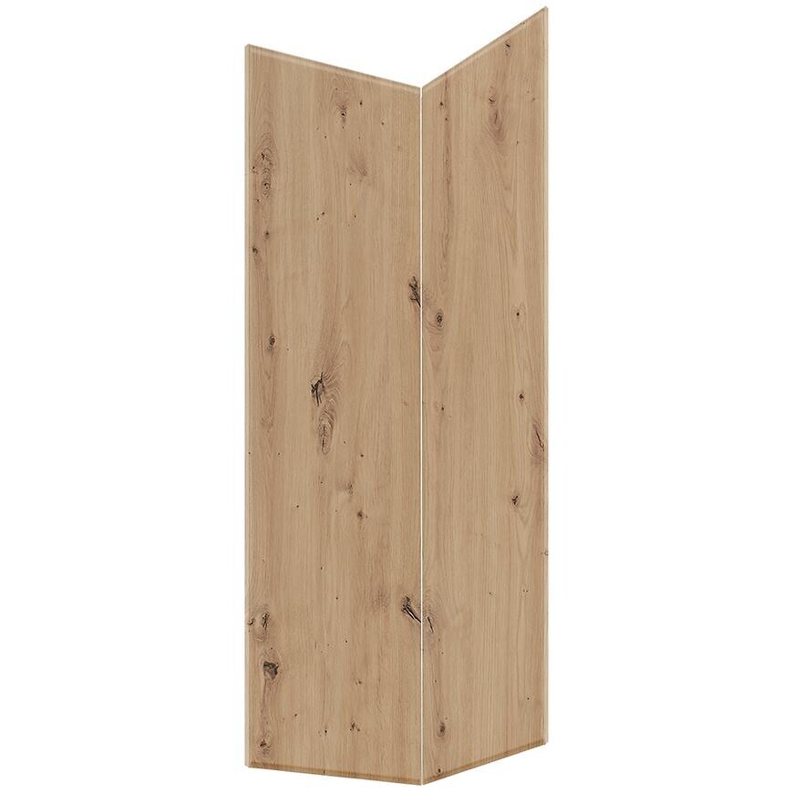 Kuchyňská dvířka Luxeo F16-G60N2(100) tenký rám dub