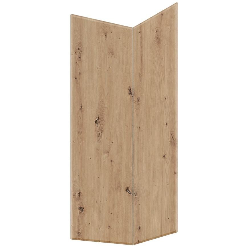 Kuchyňská dvířka Luxeo F16-G60N2(72) tenký rám dub