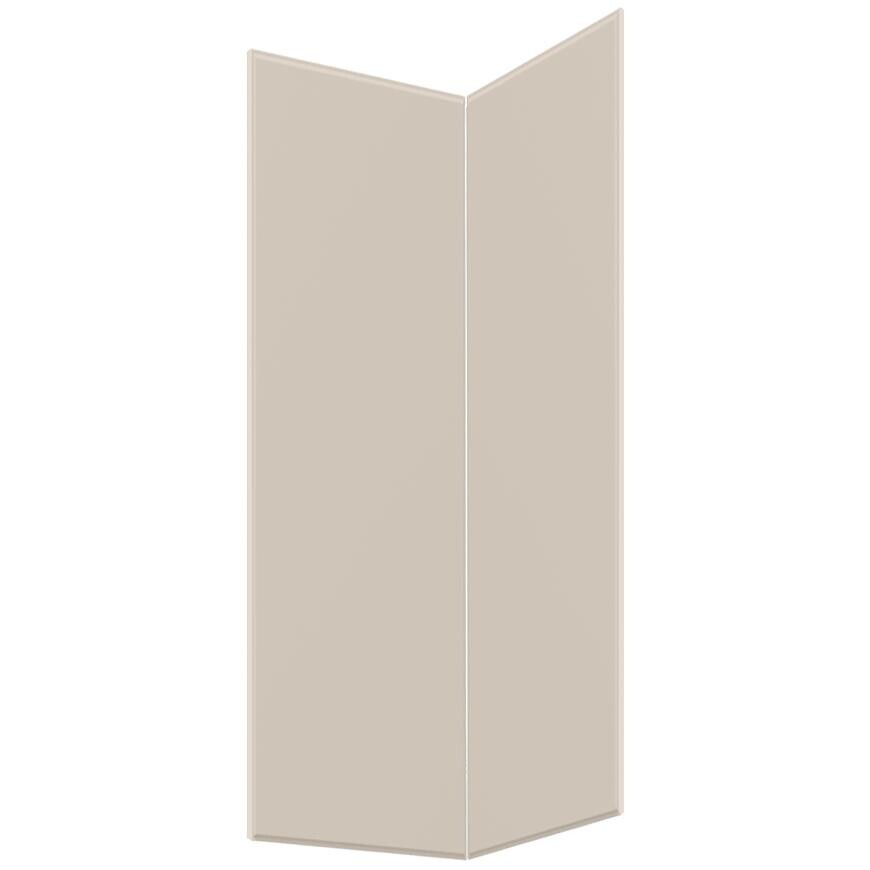 Kuchyňská dvířka Luxeo F16-G60N2(72) tenký rám kašmír