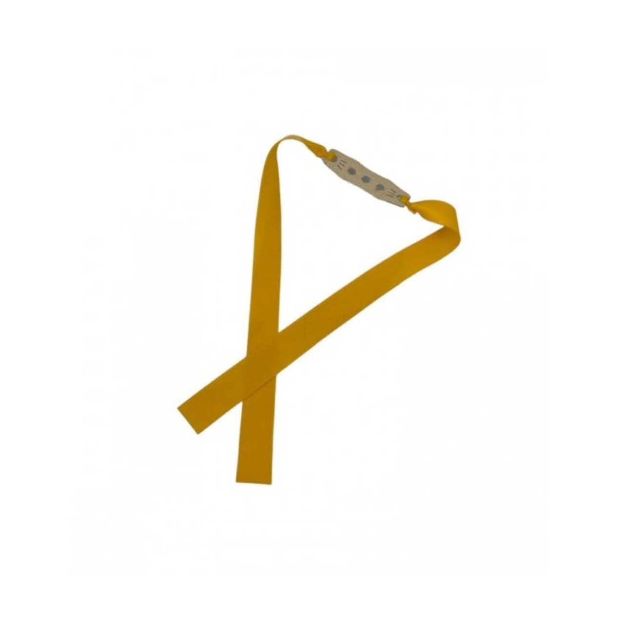 Plochá guma do praku Shaobo 0,55 mm - žlutá