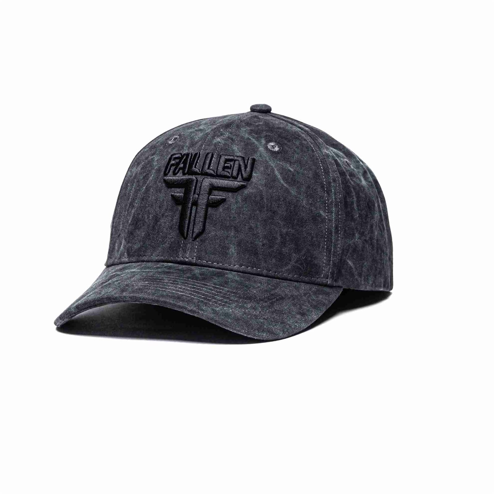 kšiltovka FALLEN - Insignia Curve Black Enzym /Black (BLACK ENZYM -BLACK)