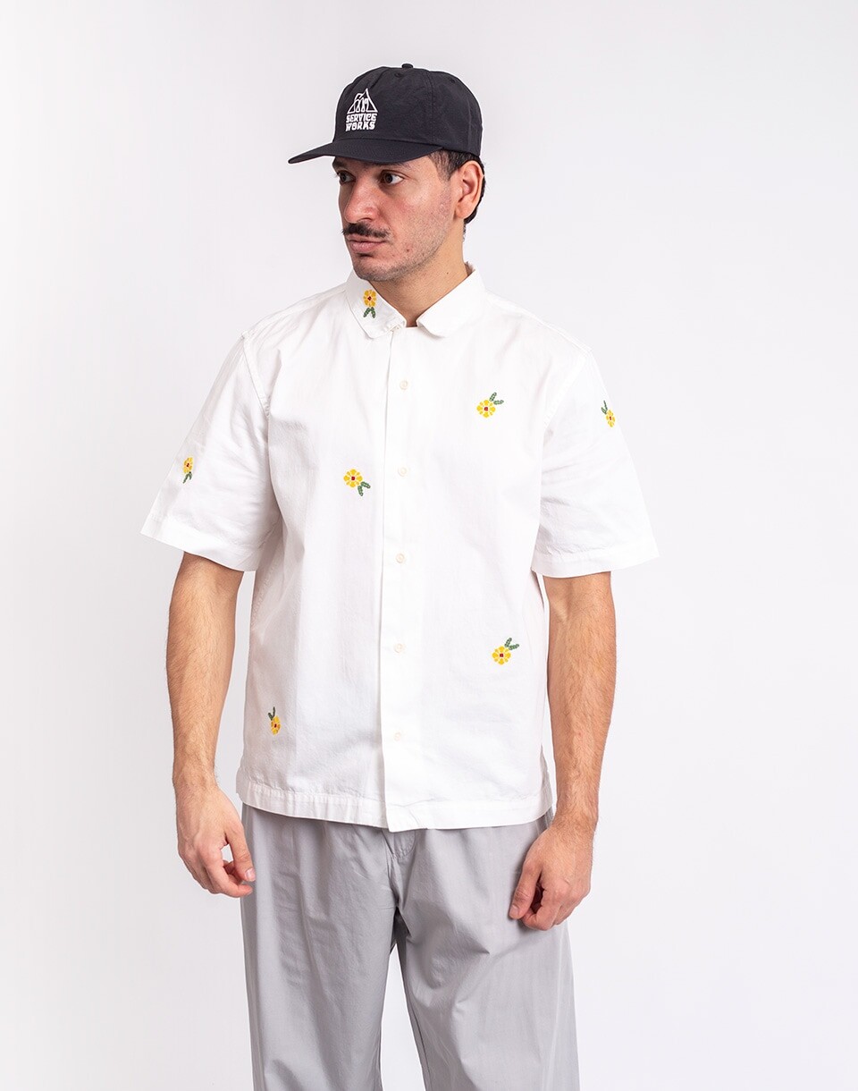 Service Works Cross Stitch Shirt WHITE M