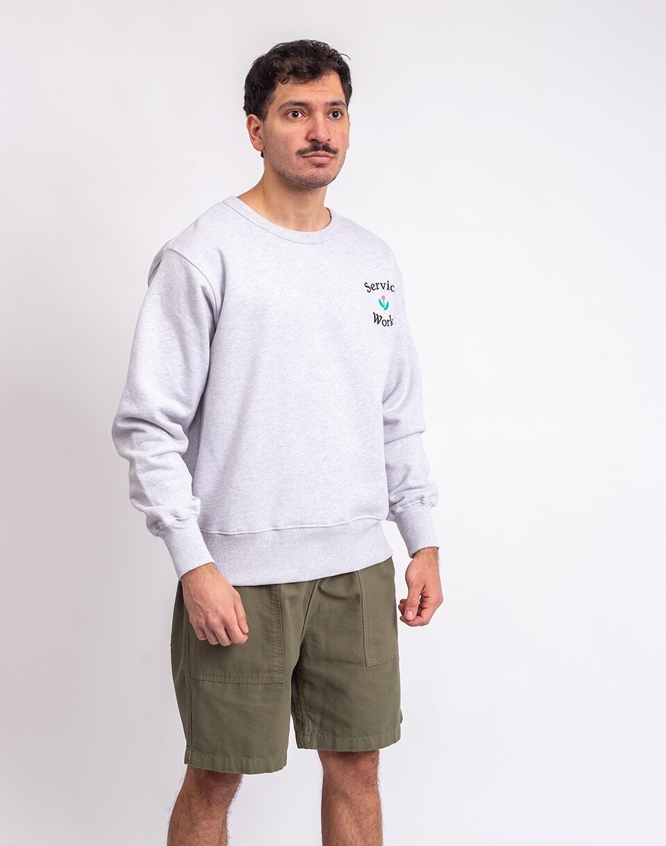 Service Works In Bloom Crewneck ASH M