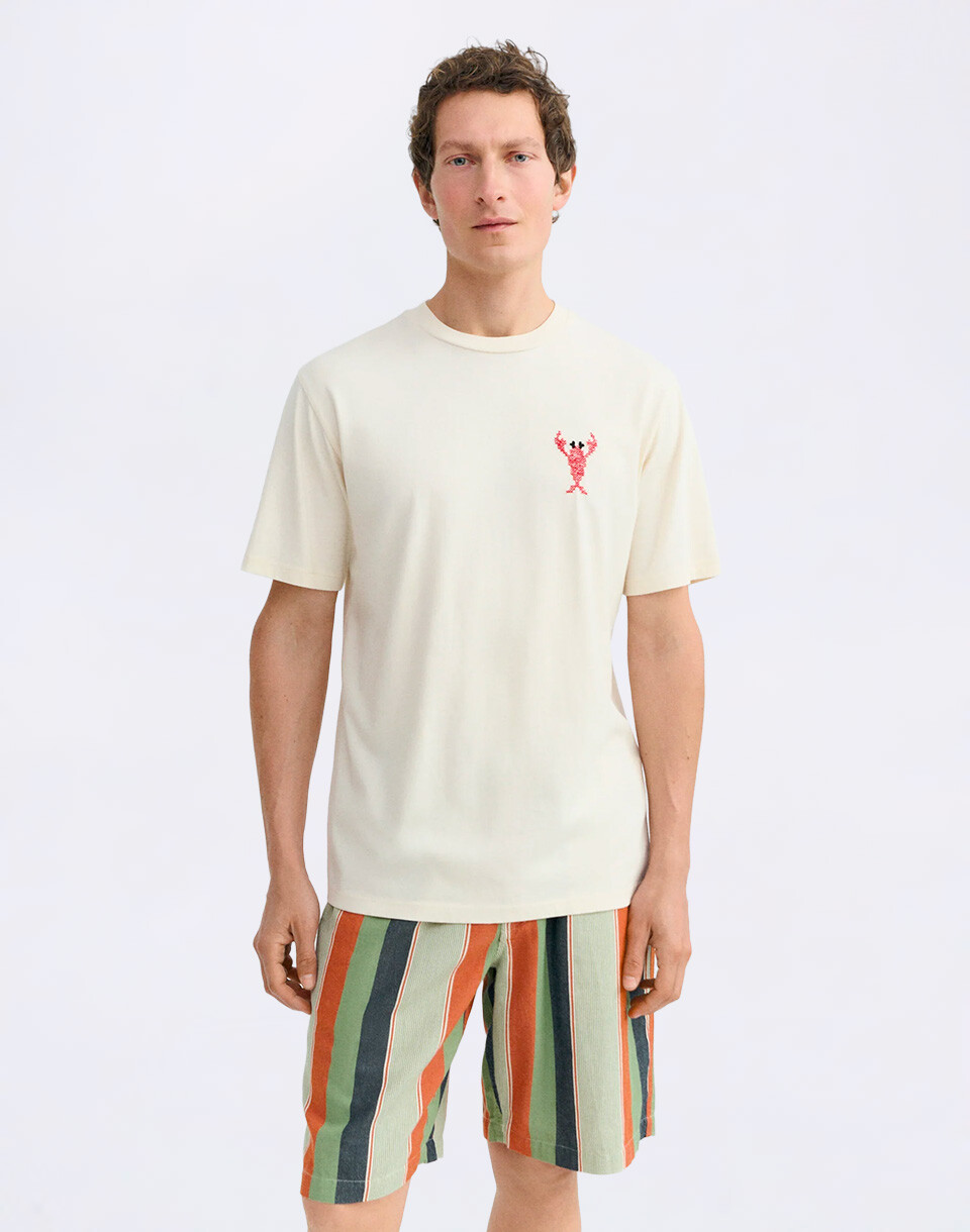 Thinking MU Lobster Pannacota Zach Tee ECRU S