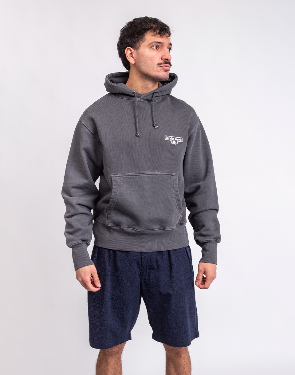 Service Works Loopback Trademark Hoodie BLACK M