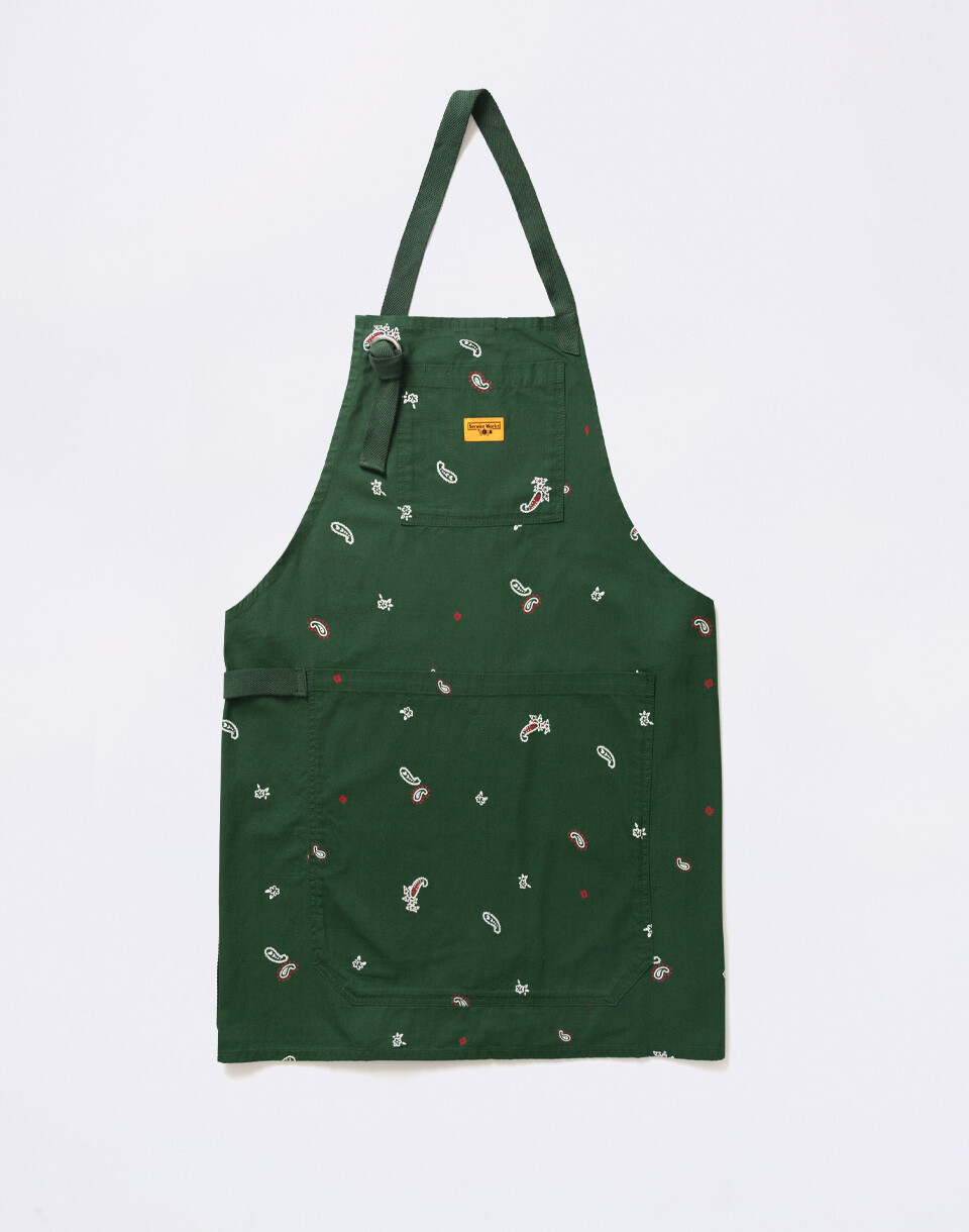 Service Works Paisley Apron FOREST
