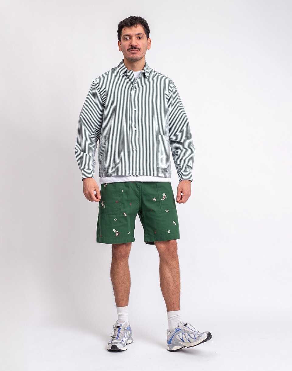 Service Works Paisley Chef Shorts FOREST M
