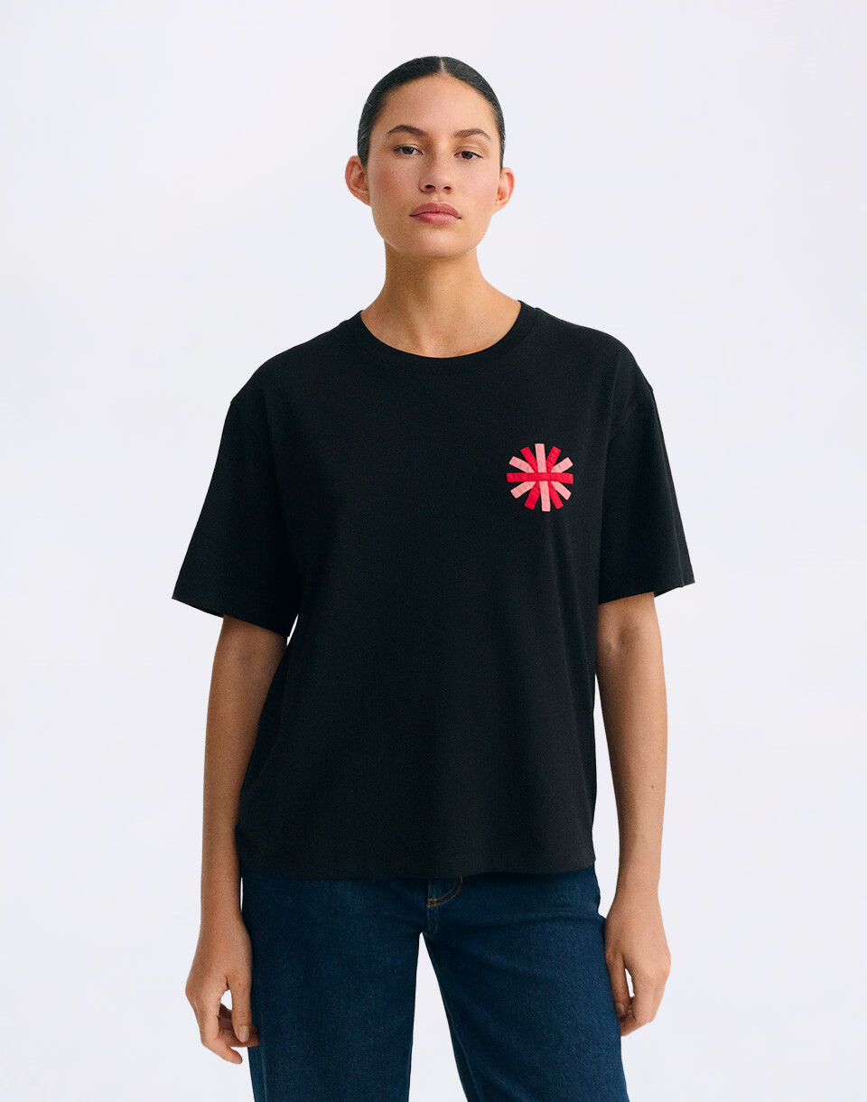 Thinking MU Patched Sunny Lucia Tee BLACK XS