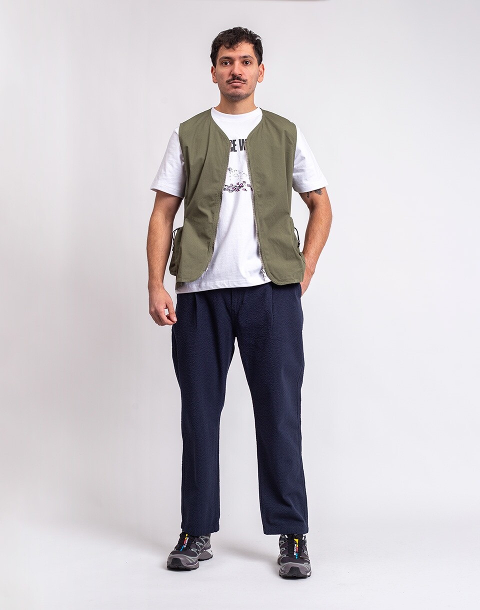 Service Works Seersucker Waiters Pants DARK NAVY M