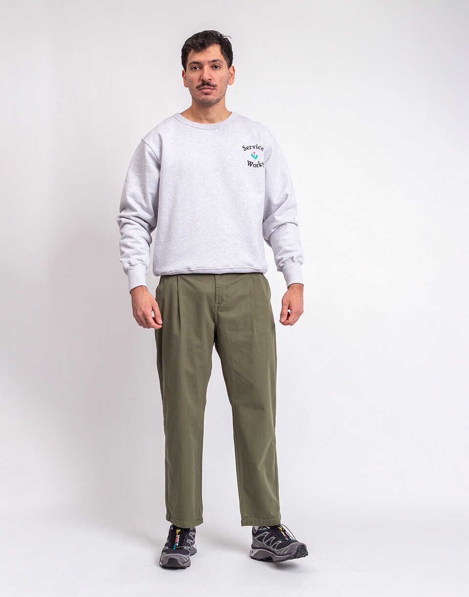 Service Works Twill Waiters Pants OLIVE M