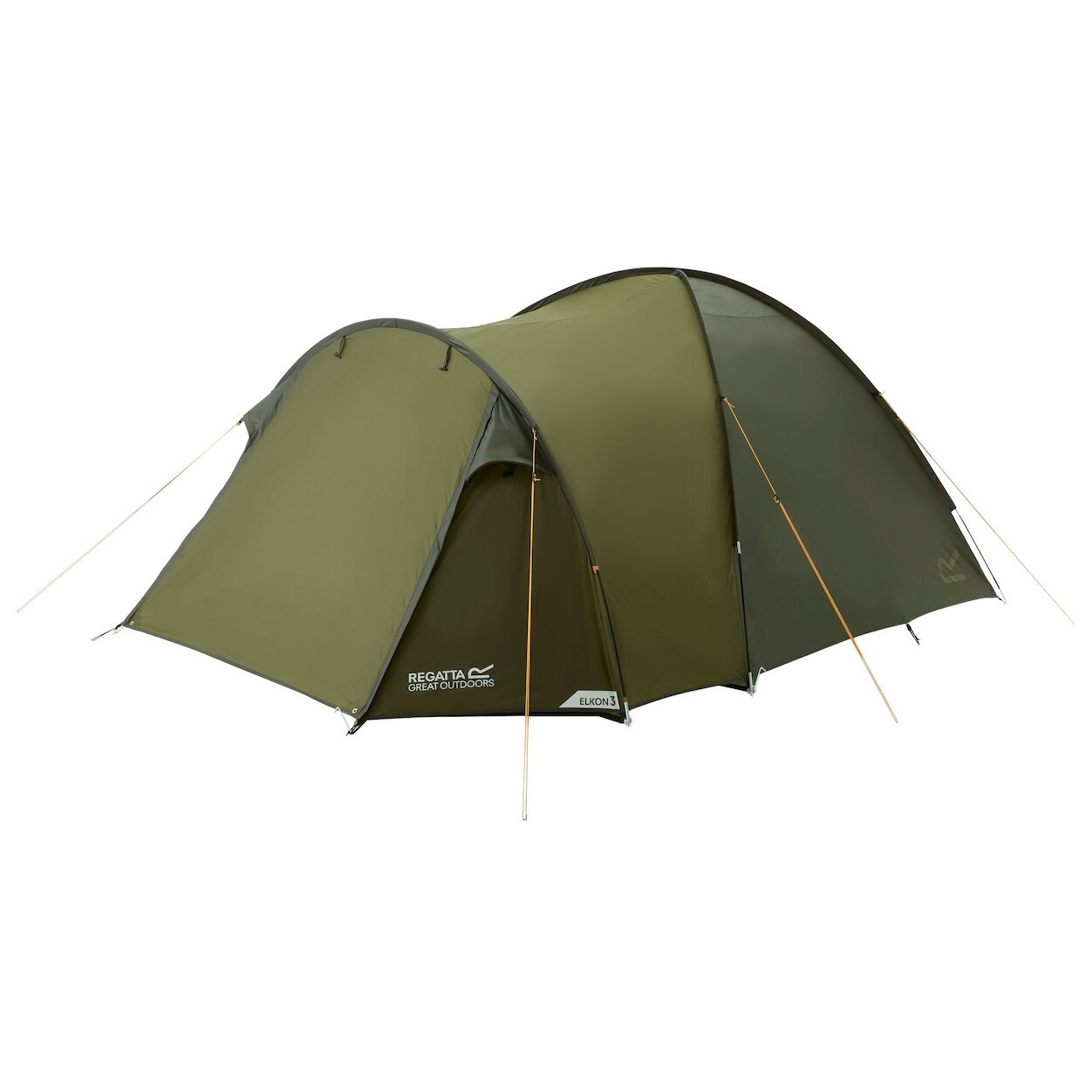 Turistický stan Regatta Elkon 3 Person Tent Barva: zelená