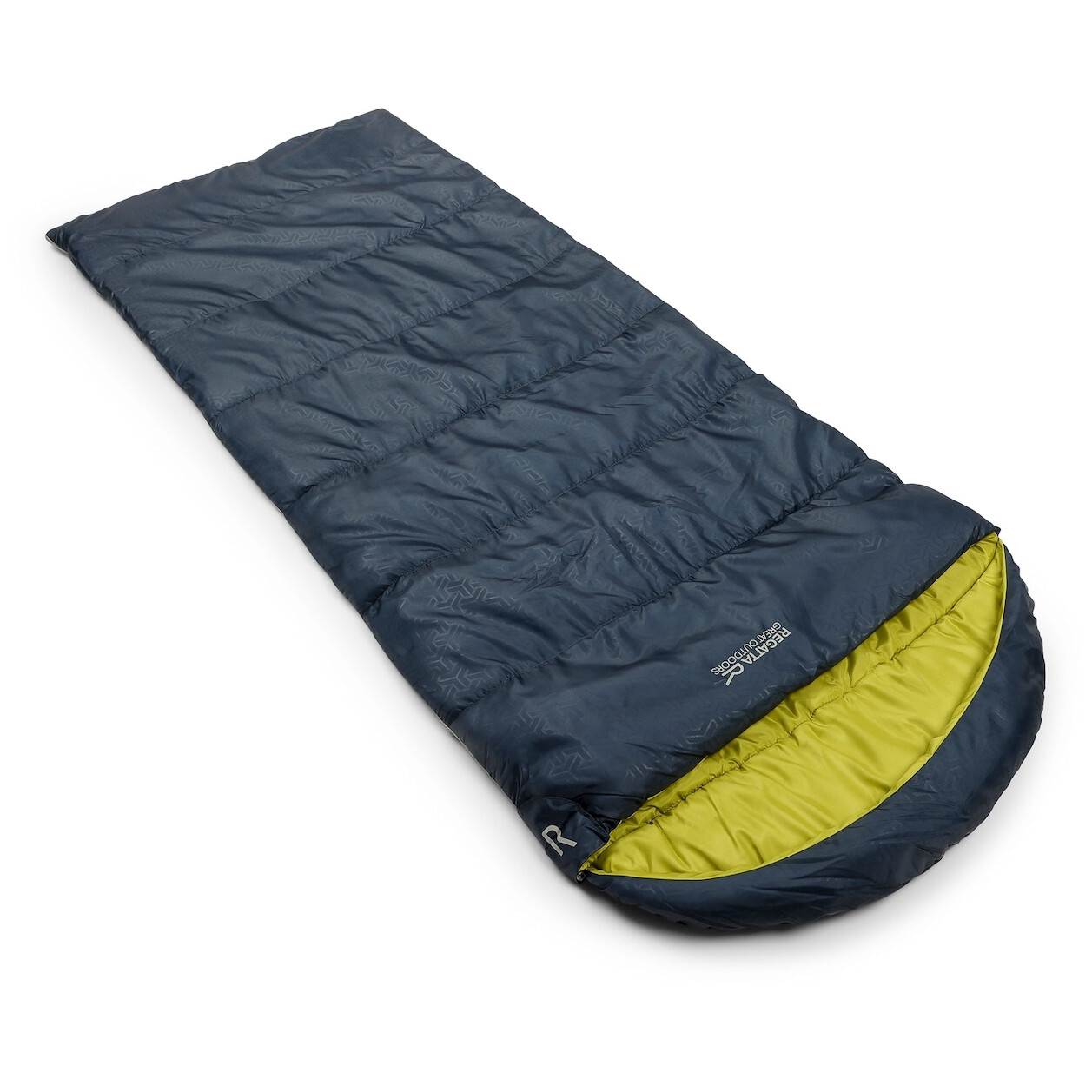 Třísezónní spacák Regatta Tilva 3 Season Sleeping Bag Adult Zip: Levý / Barva: modrá/zelená