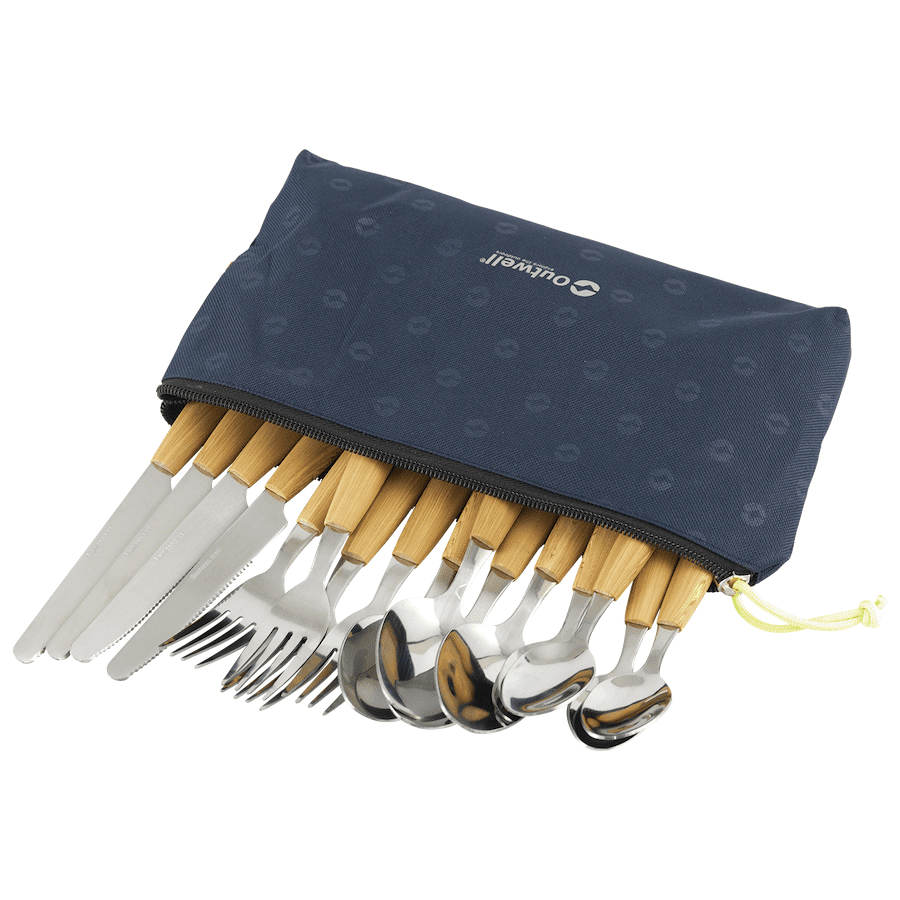 Sada příborů Outwell Calella Pouch Cutlery Set Barva: hnědá