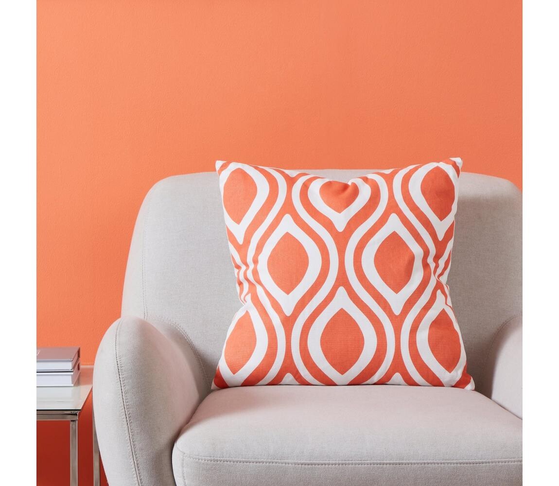 Eglo 420295 - Dekorační polštář CHEVERY 45x45 cm oranžová 420295
