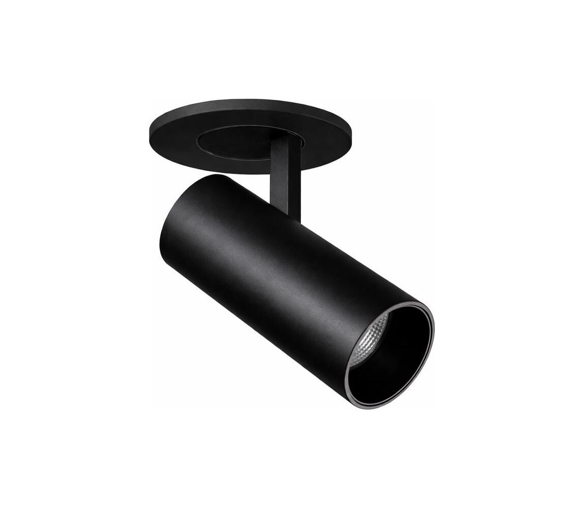 Ideal Lux - LED Podhledové bodové svítidlo NOVA LED/6W/230V pr. 6,8 cm černá 364360
