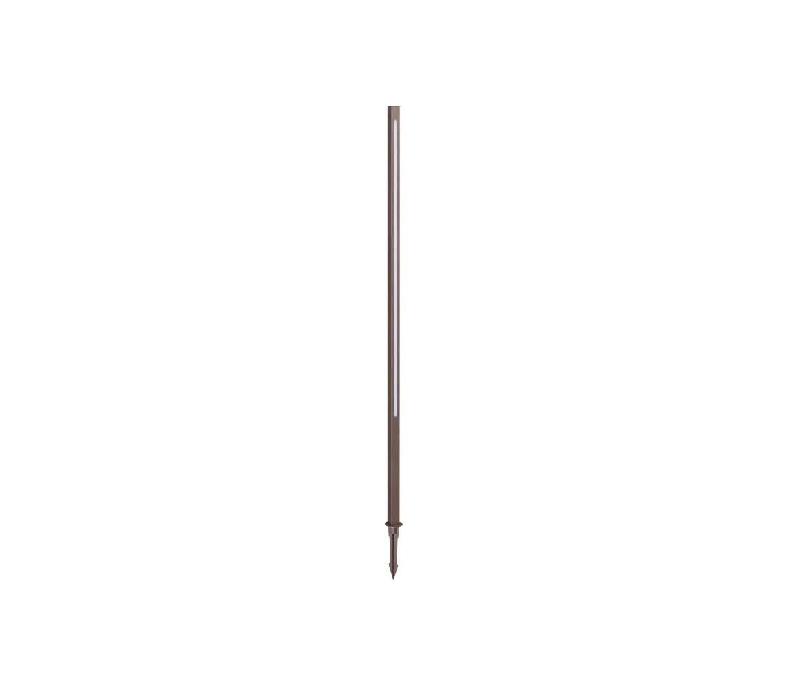 Ideal Lux - LED Venkovní lampa JEDI LED/19W/230V 120 cm CRI 90 IP65 hnědá 372280