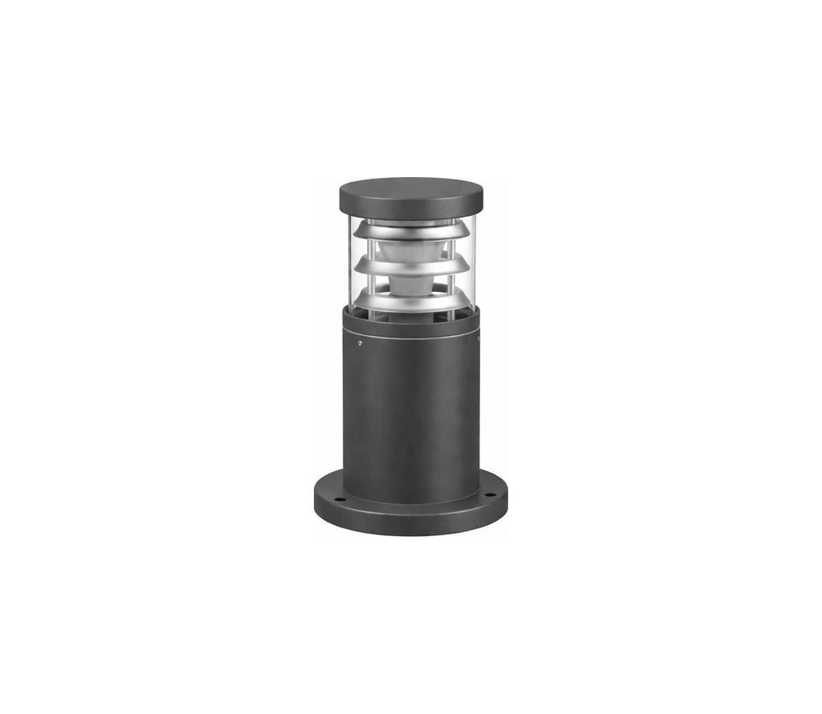 Ideal Lux - Venkovní lampa TRONCO 1xE27/42W/230V 25 cm IP65 antracit 369761