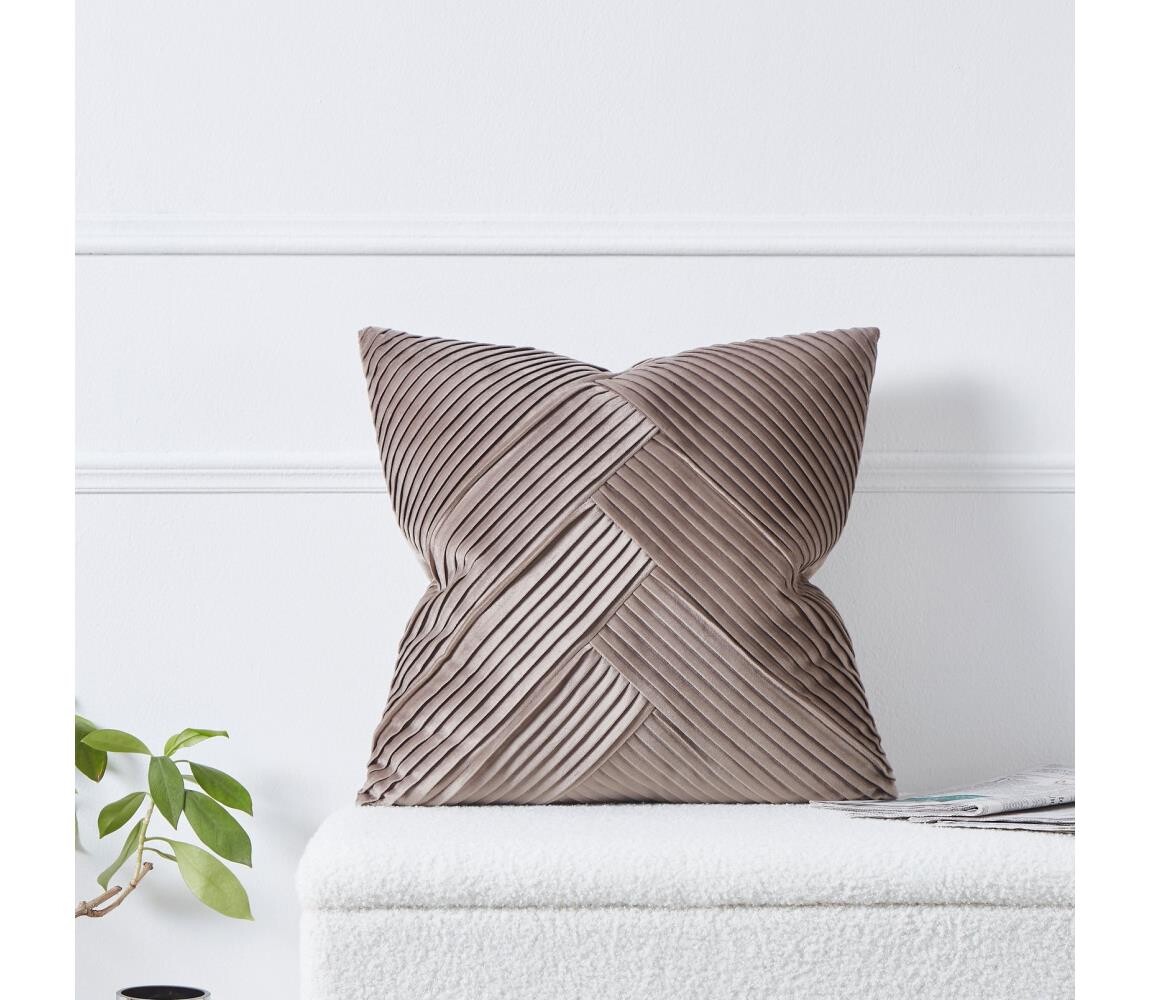 Eglo 420266 - Dekorační polštář SHOURA 45x45 cm hnědá 420266