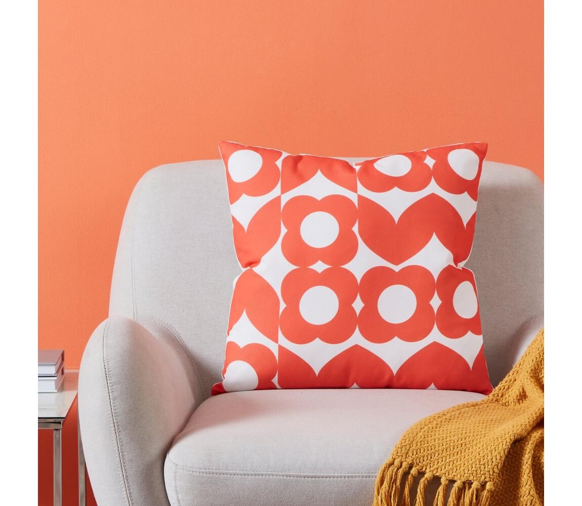 Eglo 420247 - Dekorační polštář TSUNAN 45x45 cm oranžová 420247