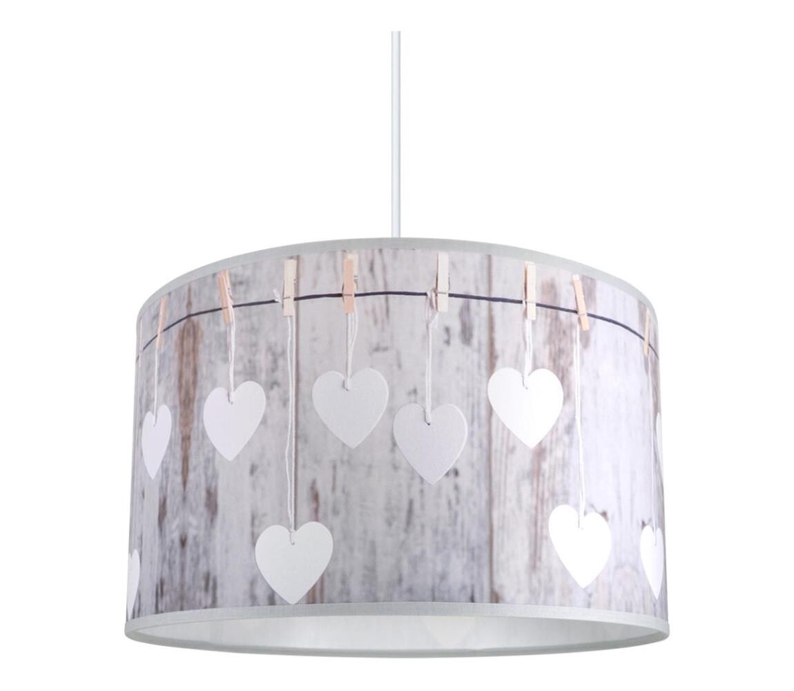Lustr na lanku HEART 1xE27/60W/230V 9076