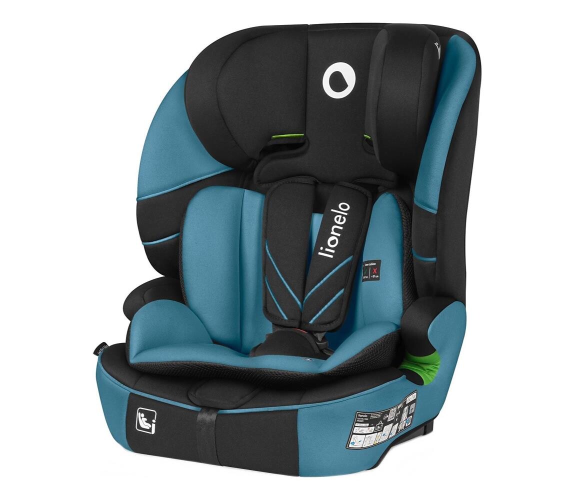 Lionelo - Autosedačka LEVI FIX i-Size 76-150 cm Blue Cobalt 5903771723947