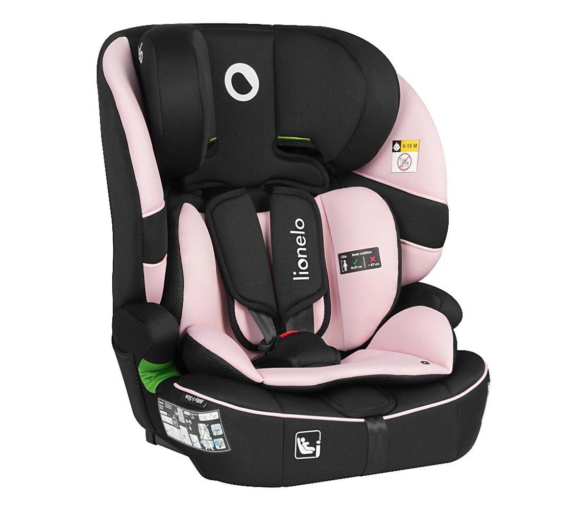 Lionelo - Autosedačka BILLY i-Size 76-150 cm Pink Baby 5903771724036