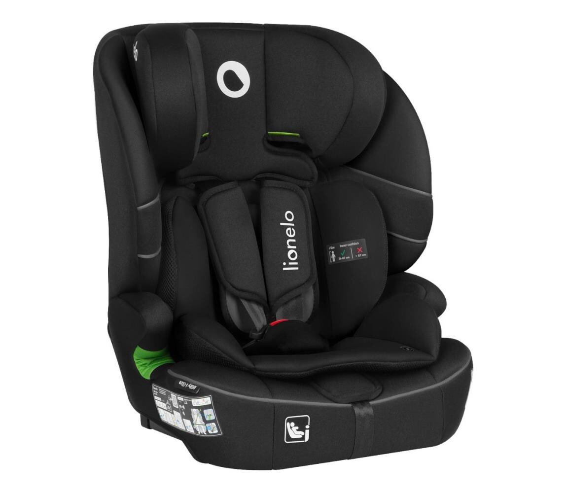 Lionelo - Autosedačka BILLY i-Size 76-150 cm Black Carbon 5903771724005