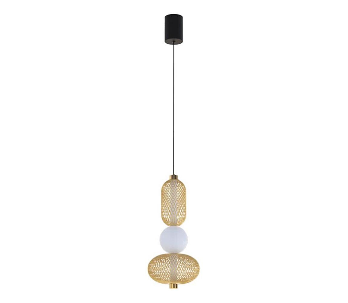 Eglo 300477 - LED Stmív. lustr na lanku CEGLIE LED/12W/230V 2200-6500K zlatá +DO 300477