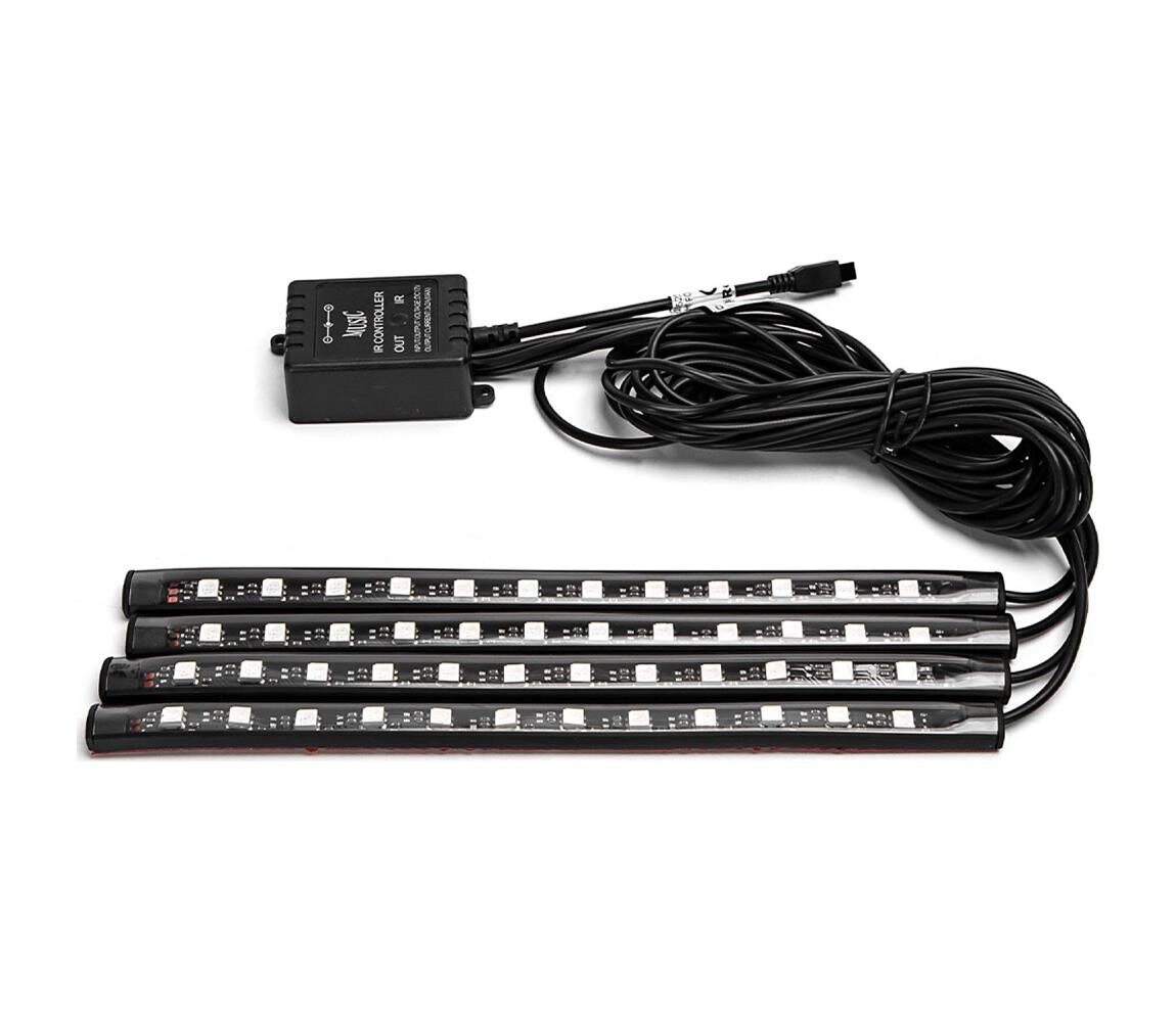 B.V.  - LED RGB Pásky do auta LED/4,5W/5V B10301ZJU