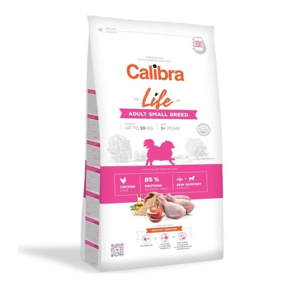 Expirace 30.5. 2026: Calibra Dog Life Adult Small Breed Chicken 1,5 kg | Granule pro psy