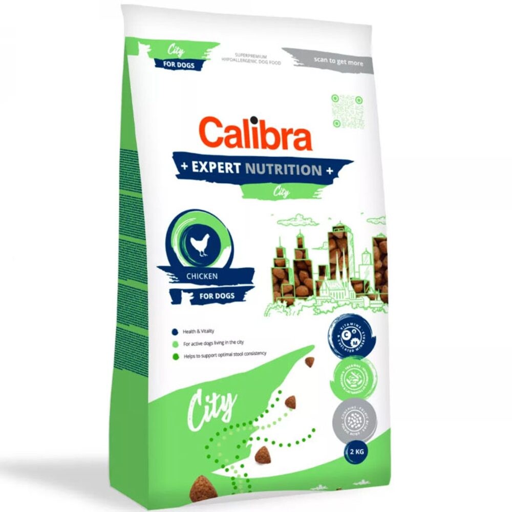 Expirace do 17.3. 2026: Calibra Dog Expert Nutrition City 2 kg | Granule pro psy