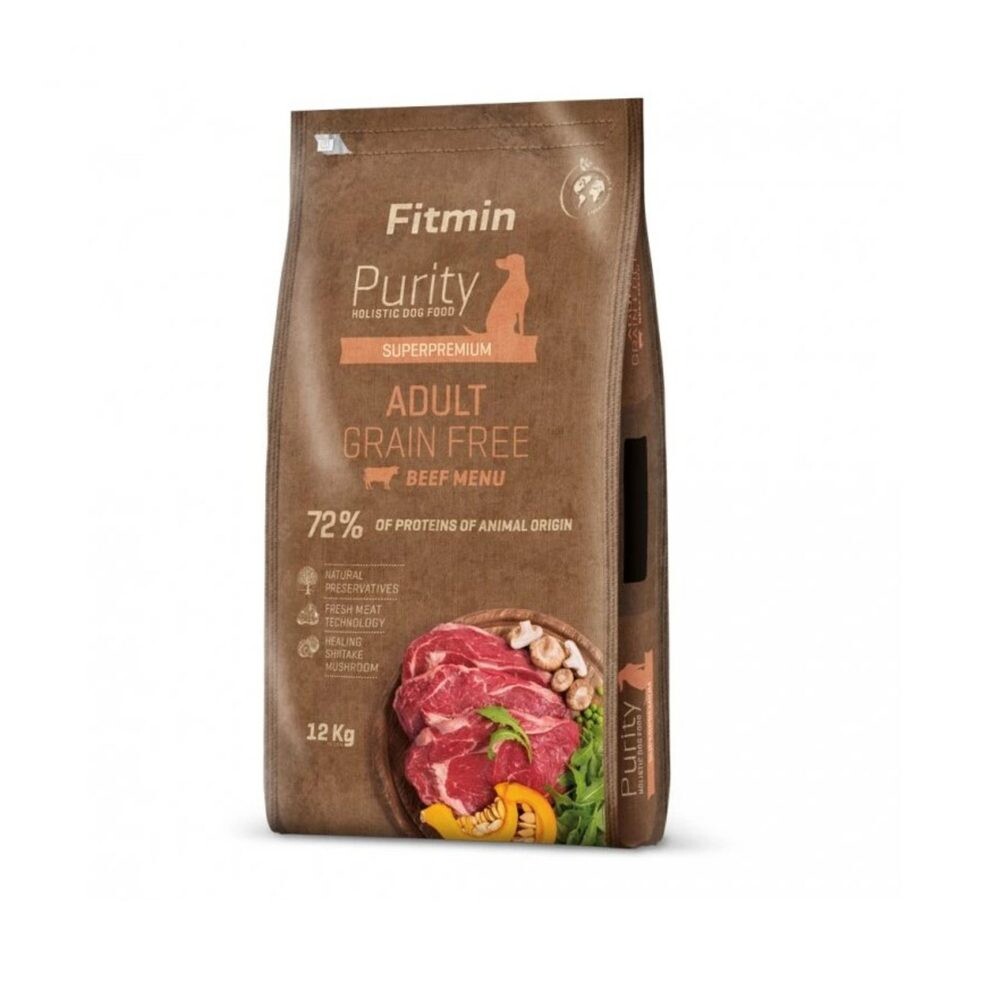 Expirace do 1.5. 2026: Fitmin Dog Purity GF Adult Beef 12 kg | Granule pro psy