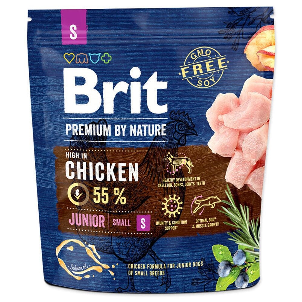 Expirace 24.4. 2026: Brit Premium by Nature Junior S 1 kg | Granule pro psy