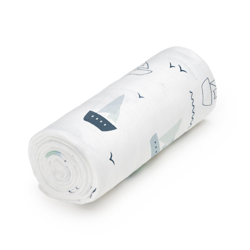 T-TOMI Velká bavlněná TETRA osuška Boats