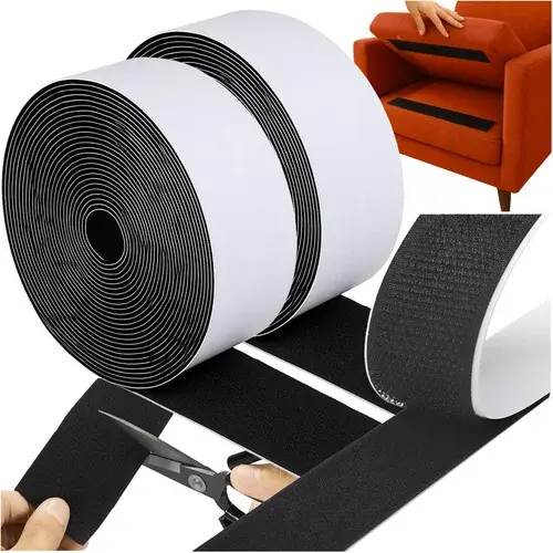 Samolepící suchý zip 5 x 500 cm – černý