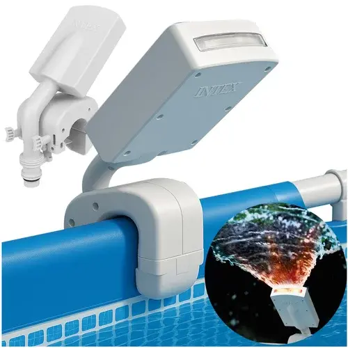 Bazénová fontána, barevný LED chrlič vody - Intex 28089