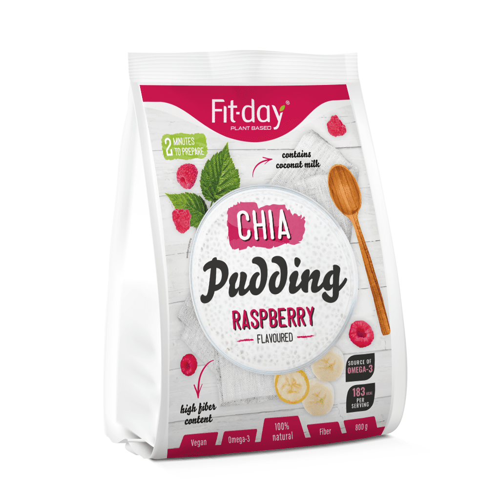 Fit-day Chia Pudink - Malina 800 g