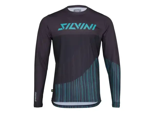 Silvini Ello pánský volný dres dlouhý rukáv Black/Olive vel. M