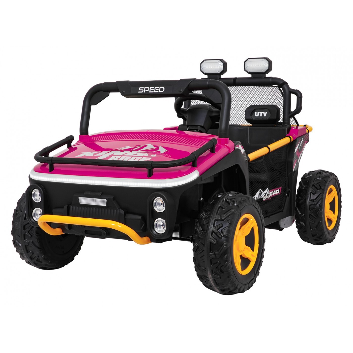 mamido Dětské elektrické autíčko Buggy UTV Speed 24V růžové