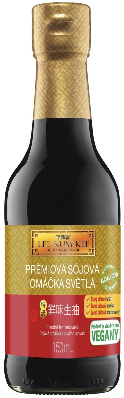 Lee Kum Kee Sójová omáčka LKK Premium - světlá, 150 ml