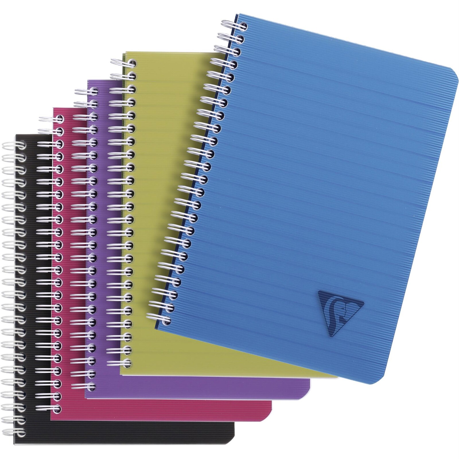 Clairefontaine Kroužkový zápisník Linicolor Intensive -  A5, 90 listů, linkovaný