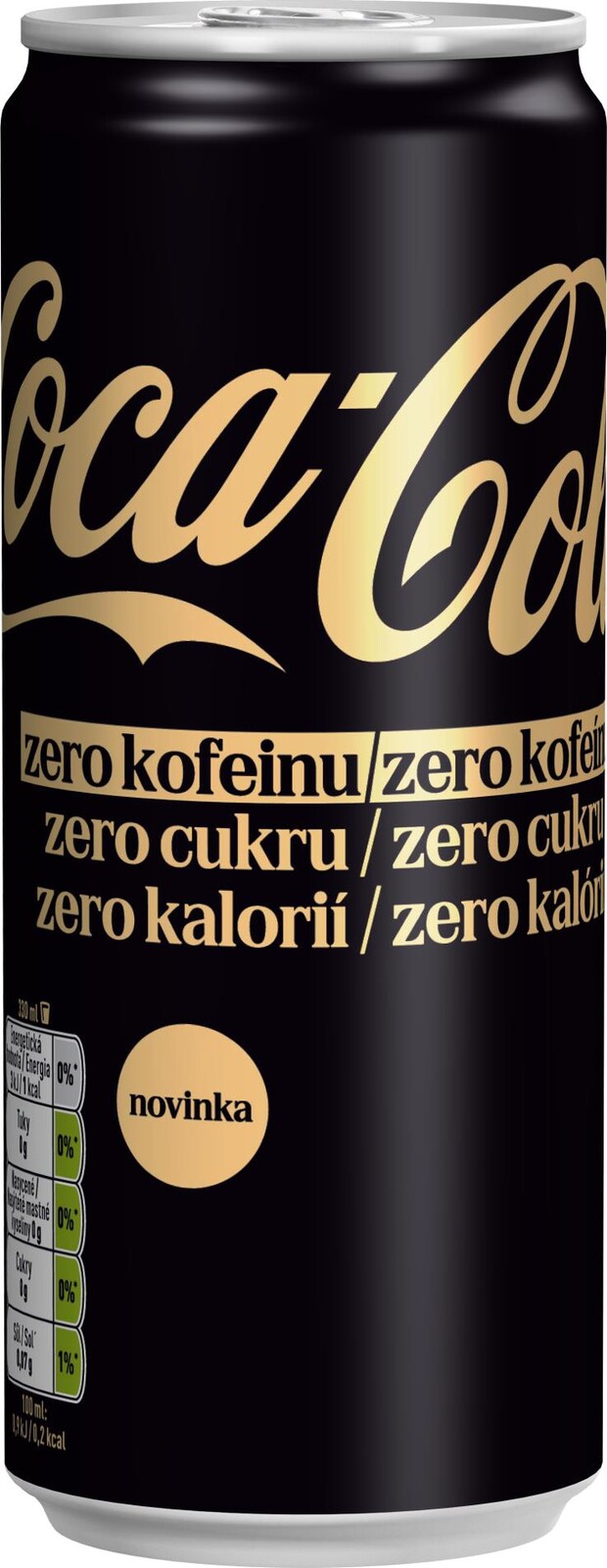 Coca-Cola Coca Cola Zero Zero - bez cukru a kofeinu, plech, 24x 0,33 l