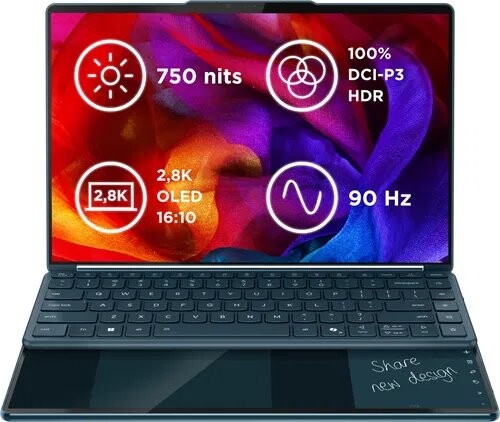 Lenovo Yoga Book 9 14IAH10 Tidal Teal Touch