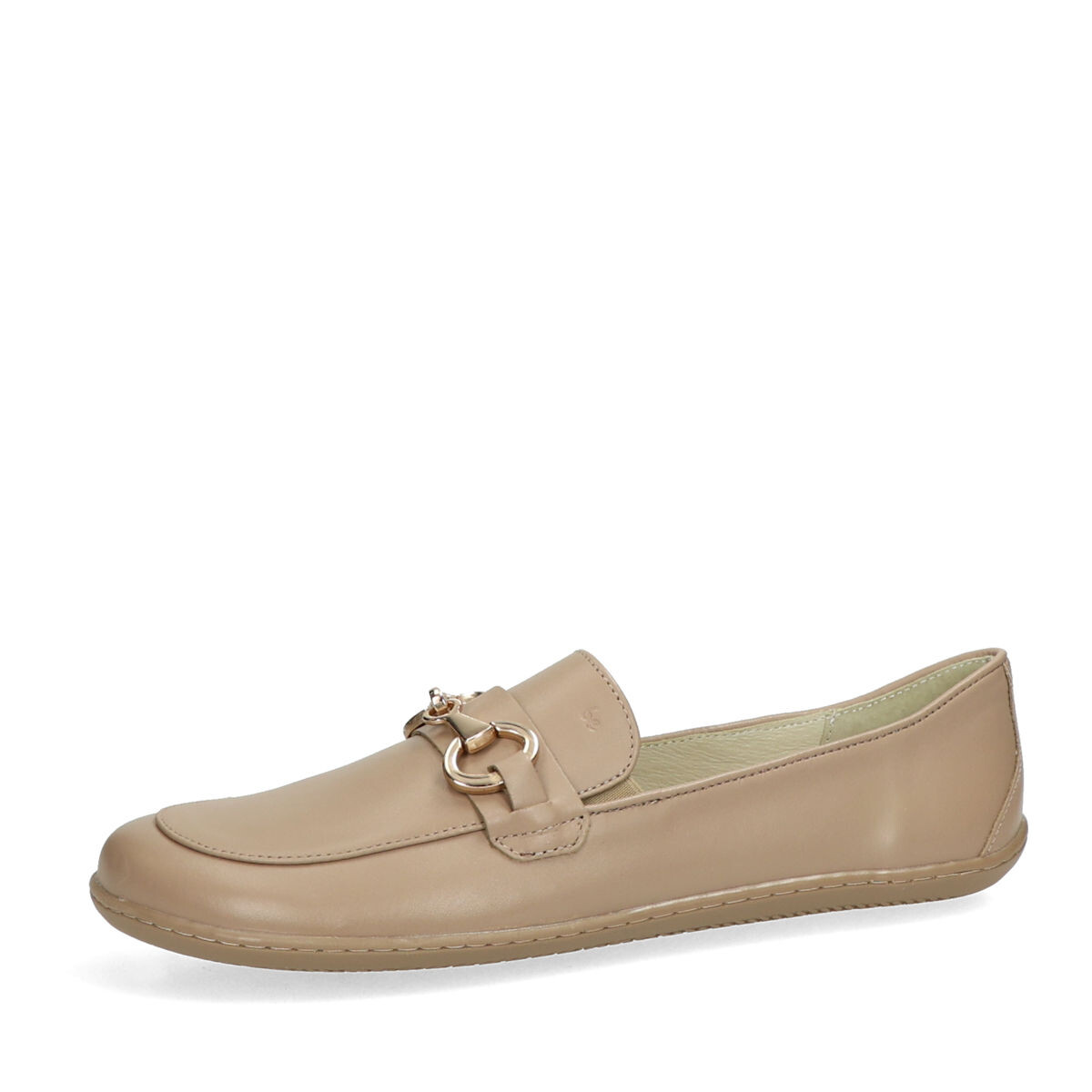 Be Lenka dámské kožené barefoot mokasíny - béžové - 37