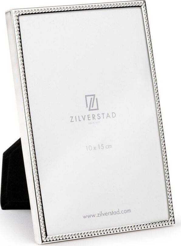 Kovový stojací rámeček v leskle stříbrné barvě 11x16 cm Sweet Memory Pearl – Zilverstad