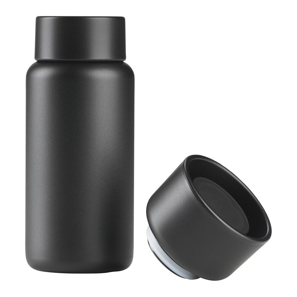 Černý termo hrnek z nerezové oceli 400 ml Singles – Zone